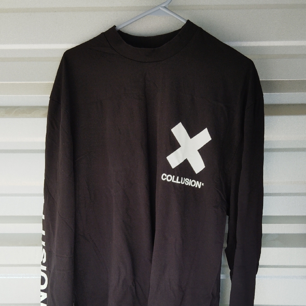 Collusion Black Long Sleeve Shirt